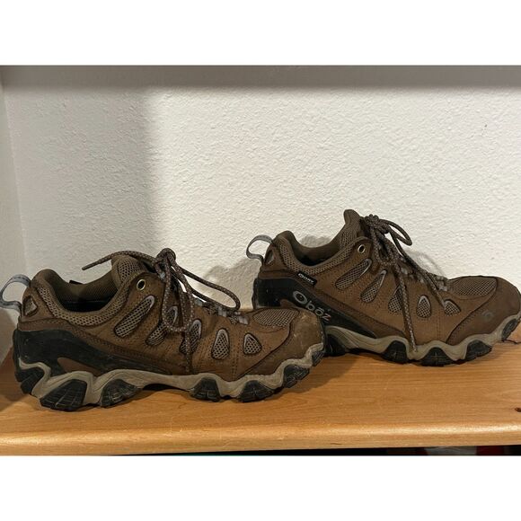 Oboz Women's Sawtooth II Low Waterproof Hiking Shoes - Walnut US 10 EUC - Picture 5 of 8